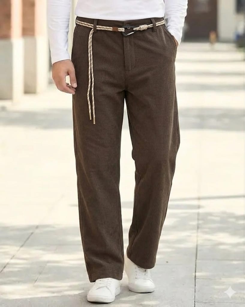Fianl 16 imported Codroy straight fit pants